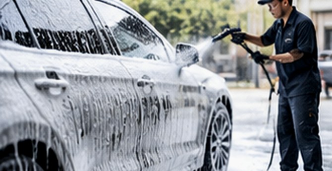 Professional car washing service